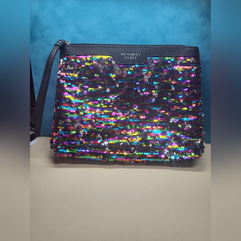 Victoria's Secret Multicolor Sequin Clutch
